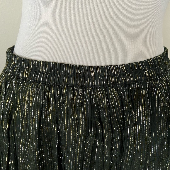 NWOT Anthropologie Ranna Gill Idina Metallic Skirt - Picture 6 of 7
